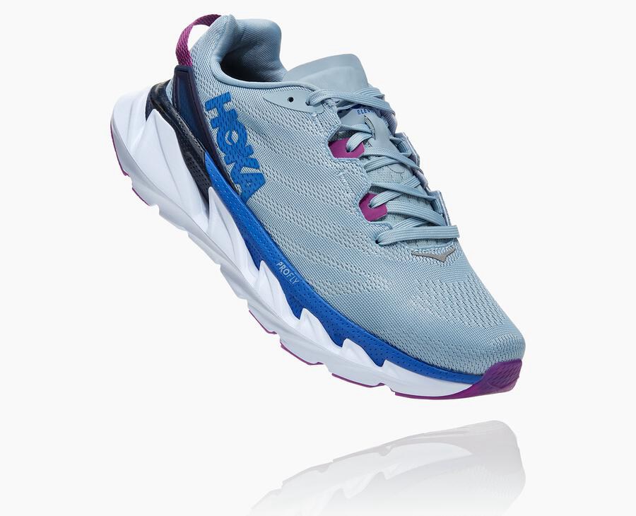 Hoka One One Elevon 2 - Women's Running Shoes - Blue - UK 219KOBHNT
